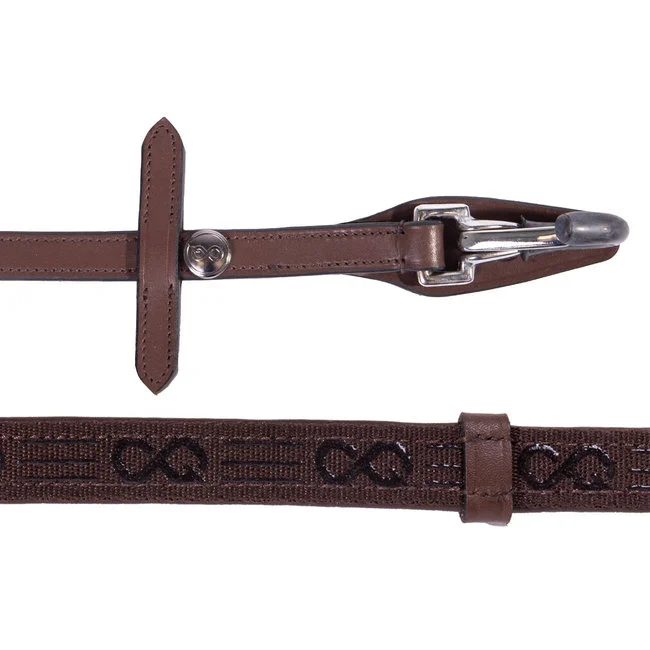 teugel fay met clip bruin